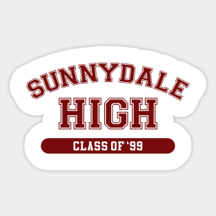 Sunnydale High '99 Sticker